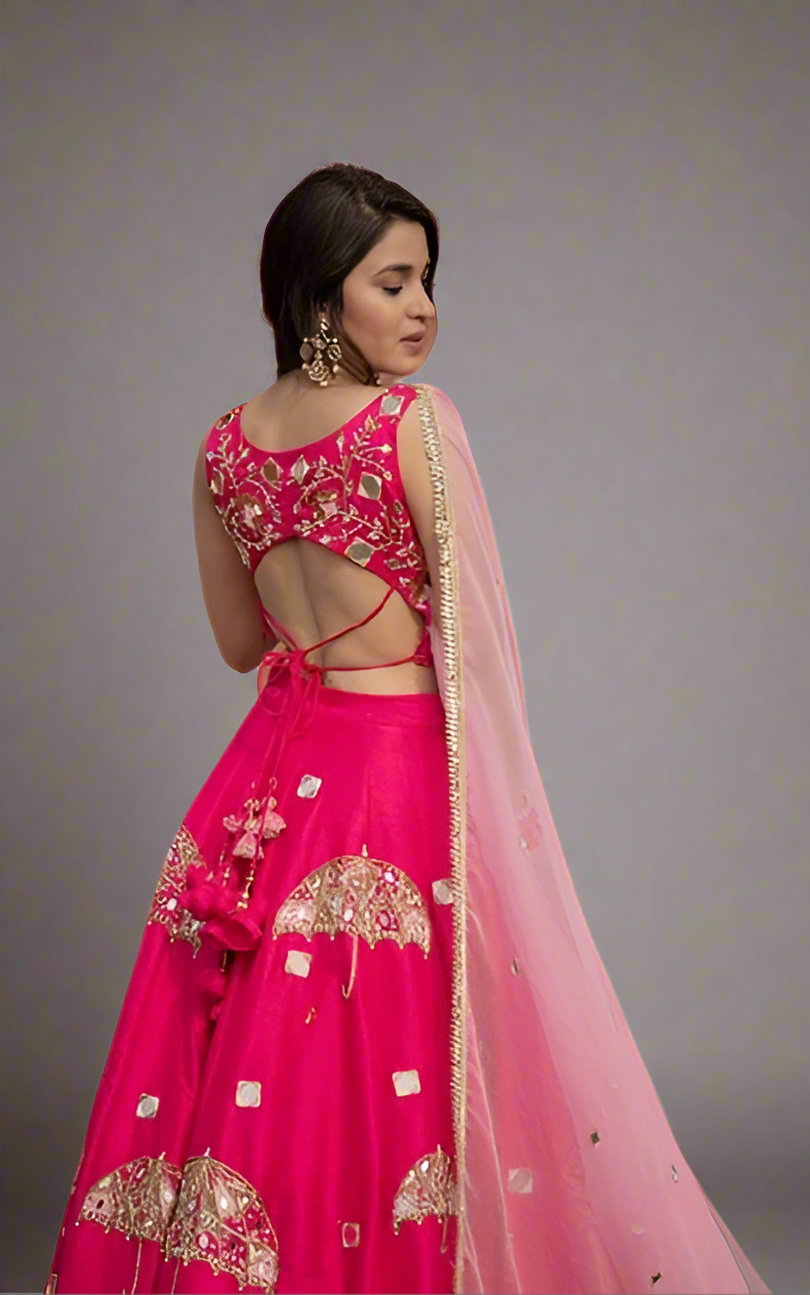 Pink Lehnga set