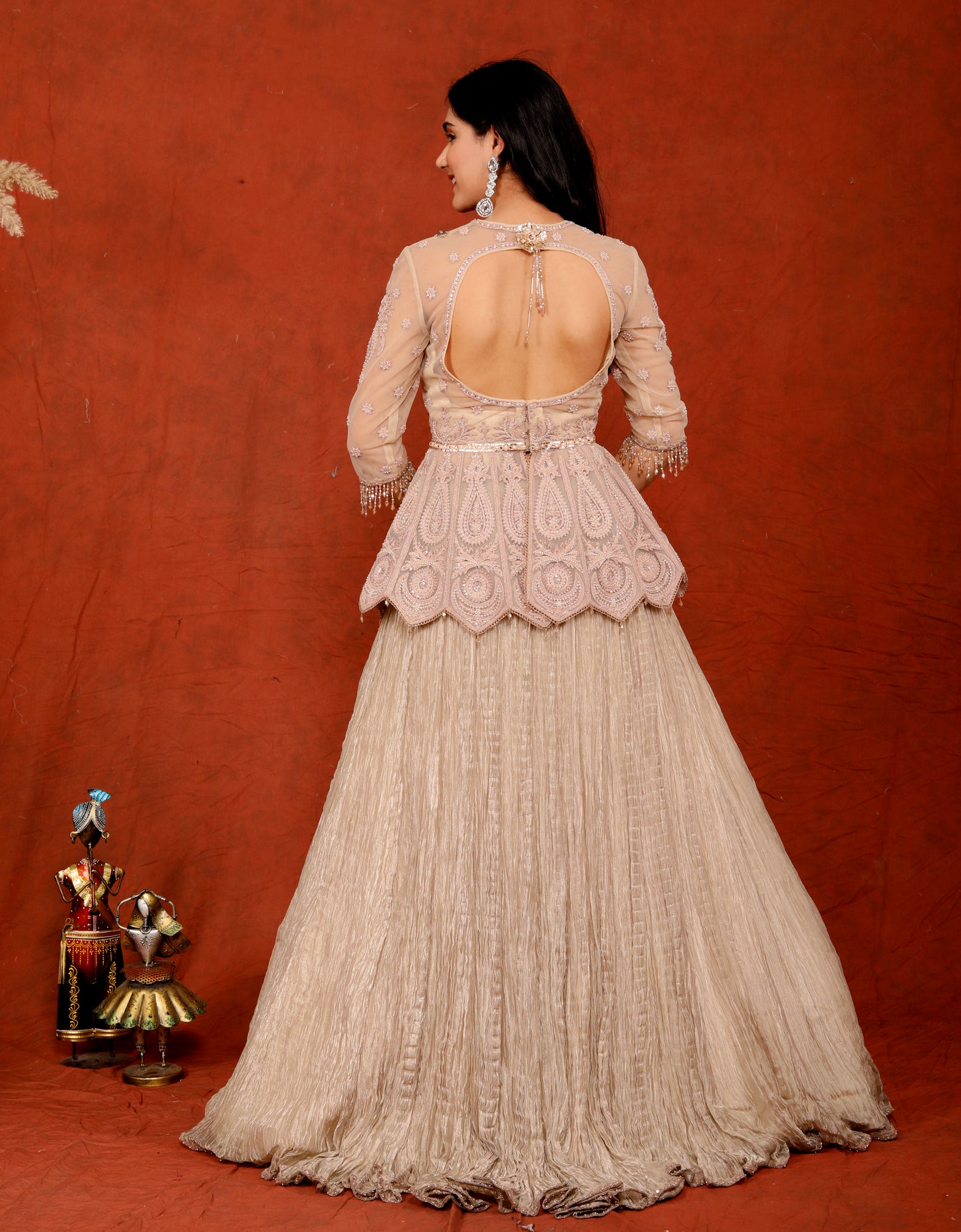 Maetreyi Katdana Lehnga set with embroidery