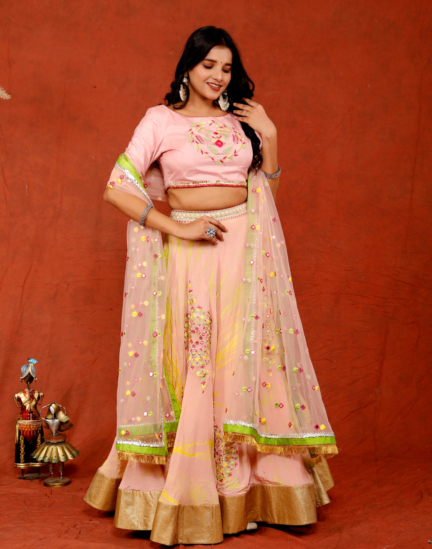 Sanaya Lehnga Set with Embriodery