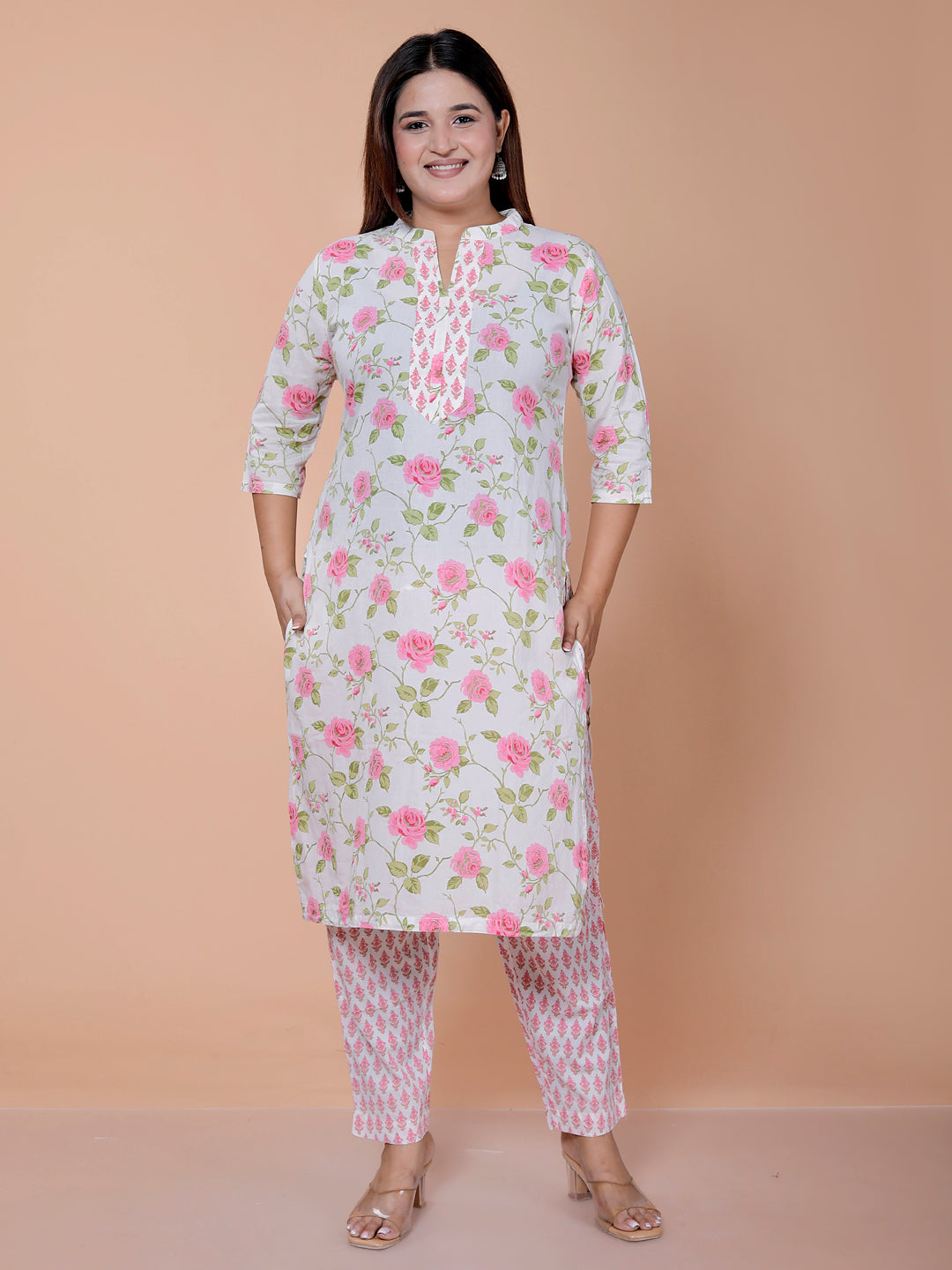 Floral Print Kurta Set