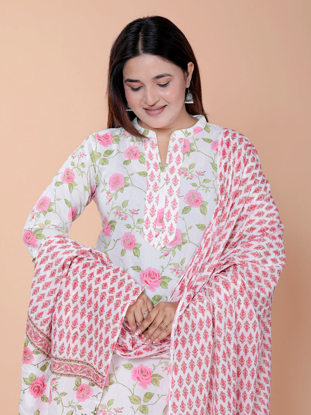 Floral Print Kurta Set