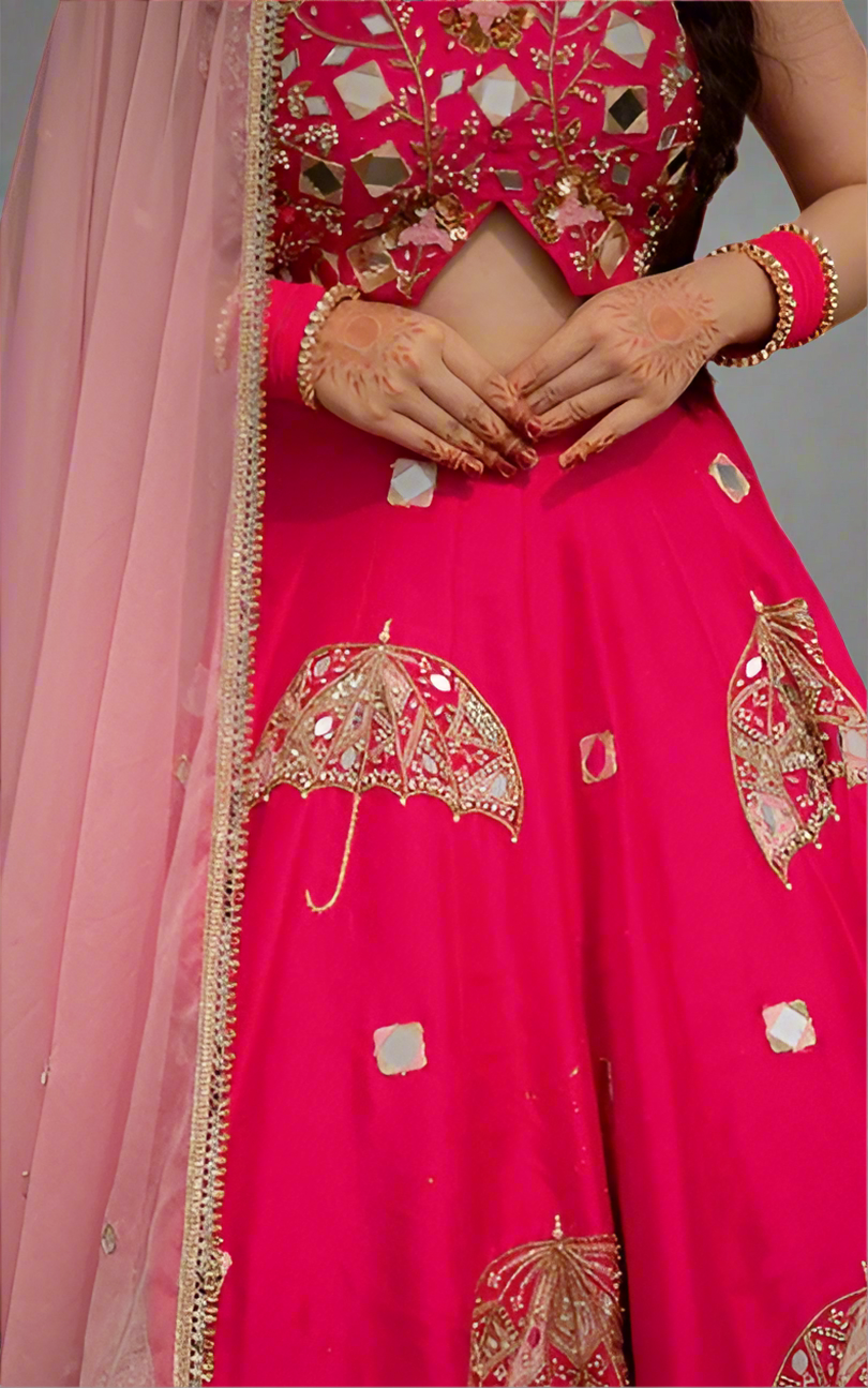 Pink Lehnga set